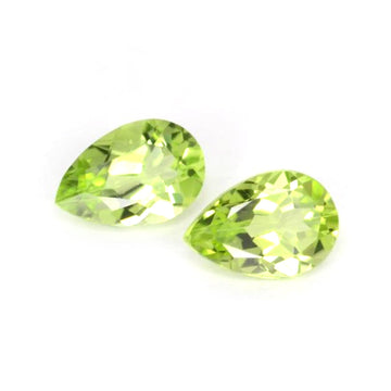 Pear Lime CZ Loose Gemstones (Pack of 5)